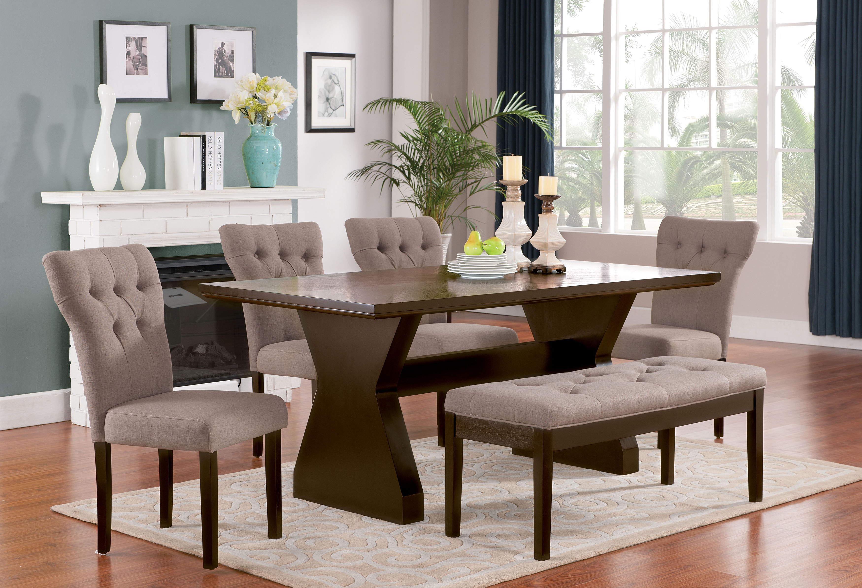Acme Furniture Casual Dining Effie Dining Table 71515 - Tar Heel